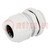 Cable gland; PG21; IP68; polyamide; light grey; UL94V-2; GWconnect