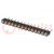 Socket; pin strips; female; PIN: 14; turned contacts; straight