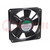 Fan: AC; axial; 115VAC; 120x120x25mm; 132m3/h(±7%); 46dBA; 2150rpm