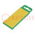 Markers; Marking: R; 0.8÷2.2mm; polyamide; yellow; -40÷85°C; WIC