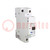 Undervoltage relase; 230VAC; for DIN rail mounting; IP40; 0.4s
