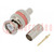 Plug; BNC; male; 75Ω; RG59; crimped; for cable; gold-plated