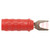 Plug; fork terminals; 15A; red; Overall len: 47.24mm; Ømax: 6.6mm
