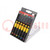 Kit: screwdrivers; precision; Phillips,slot,Torx®; plastic box