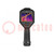 Infrared camera; LCD 3,5"; 384x288; 9Hz; laser; -20÷550°C; IP54