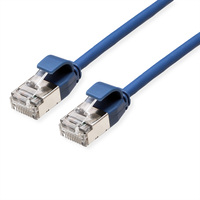 ROLINE U/FTP DataCenter Patchkabel Cat.6A (Class EA), LSOH, slim, blau, 5 m