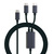 ROLINE USB2.0 Y - Splitter Charging Cable, Type C Connectors, C-C, M/M, max. 100W, black, 1.85 m