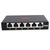 ROLINE Mini Patchpanel, Cat.6A/Cl.EA, 0.5U, 6x RJ45 ports, shielded, black