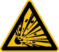 Modellbeispiel: Warnschild Warnung vor explosionsgefährlichen Stoffen (Art. 21.0157)