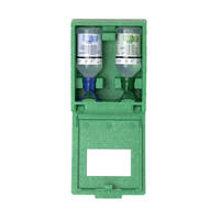 PLUM Augen-Notfallstation DUO Wandbox,500 ml Augenspül.,500 ml pH Neutral