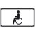 Nur Schwerbehinderte, Verkehrsschild StVO, Nr. 10044-10, 60x33 cm StVO - Nr. 1044-10