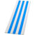 Novap Taktile Fußgänger Bodenleitstreifen mit 4 Streifen, Material: Polyurethan Version: 02 - Farbe: weiß/blau