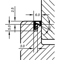 Produktbild zu Másodtömítés ACF 6020 fehér