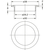 Skizze zu JUNIE Push-Lock Rosetta per cilindro tonda plastica grigio antracite