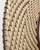 Klevin spiegel van staal en touw, Ø 80 cm