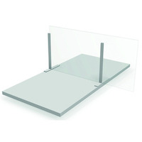 Tischteiler Basismodul BxH 105x60cm transparent ORGADESK OTT10560-V3