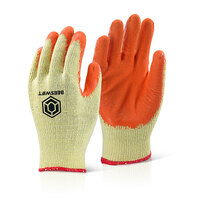 Beeswift Economy Grip Glove Orange L (Box of 10)