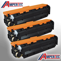 3 Ampertec Toner ersetzt HP CF372AM 3-farbig