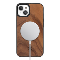 Woodcessories Bumper MagSafe mobile phone case 15.5 cm (6.1") Cover Walnut