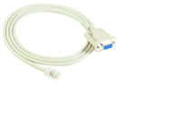 Moxa CN20070 seriële kabel Wit 1,5 m RJ45 DB9