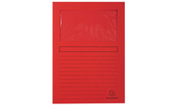 Exacompta 50105E carpeta A4 Caja de cartón Rojo