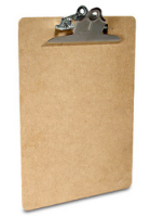 Saunders Recycled Hardboard Clipboard bloc-notes