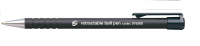 5Star 918508 rollerball pen Clip-on retractable pen Black 12 pc(s)