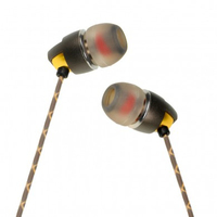 iBox Z2 Zestaw słuchawkowy Douszny Złącze 3,5 mm Szary, Żółty