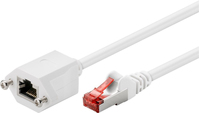 Goobay 77561 cable de red Blanco 2 m Cat6 F/UTP (FTP)