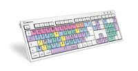 Logickeyboard LKB-FCPX10-CWMU-UK Tastatur USB QWERTY UK Englisch Mehrfarbig