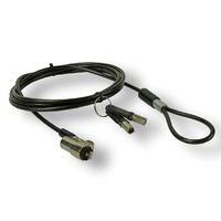 MCL 8LE-71016 kabelslot Zwart 1,8 m