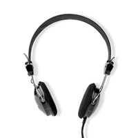 Nedis HPWD1104BK fejhallgató és headset Vezetékes Fejpánt Hívás/zene Fekete