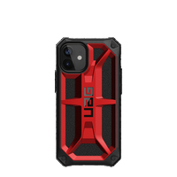Urban Armor Gear Monarch mobile phone case 13.7 cm (5.4") Cover Black, Red