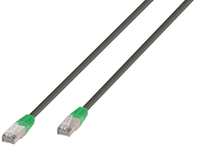 Vivanco PB CC N5 100 6 netwerkkabel Groen, Grijs 10 m Cat6 F/UTP (FTP)