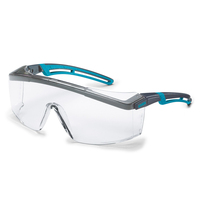 Uvex 9164275 gafa y cristal de protección Gafas de seguridad Antracita, Petrol colour