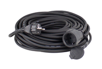 AS Schwabe Rubber extension cable for the construction site power extension 10 m 1 AC outlet(s) Indoor/outdoor Black
