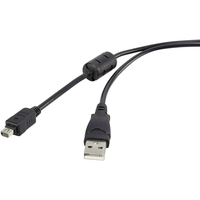 Renkforce RF-4536474 USB Kabel USB 2.0 1,5 m USB A Schwarz