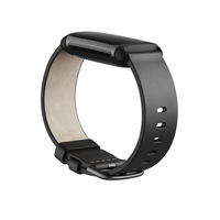 Fitbit FB181LBBKL accessorio indossabile intelligente Band Nero Vera pelle