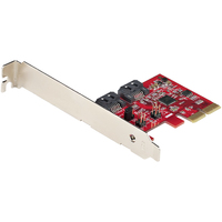 StarTech.com 2P6GR-PCIE-SATA-CARD csatlakozókártya/illesztő Belső
