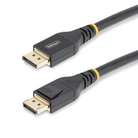 StarTech.com Câble DisplayPort 1.4 Actif de 7m Certifié VESA - Câble DisplayPort DP8K avec HBR3, HDR10, MST, DSC 1.2, HDCP 2.2, 8K 60Hz, 4K 120Hz - Câble/Cordon DP 1.4 Mâle/Mâle...
