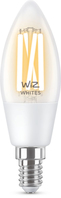 WiZ Filament-Lampe in Kerzenform, transparent 40 W C35 E14