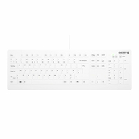 CHERRY AK-C8112 Tastatur USB QWERTY Englisch Weiß