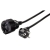 Hama "Profi" Extension Cable with Earth Contact, 2 m, black Zwart