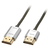 Lindy 41676 cavo HDMI 4,5 m HDMI tipo A (Standard) Nero, Oro, Argento
