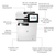 HP LaserJet Enterprise MFP M636fh, Zwart-wit, Printer voor Printen, kopiëren, scannen, faxen, Scannen naar e-mail; Dubbelzijdig printen; Automatische invoer voor 150 vellen; Opt...
