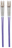 Intellinet Glasfaser LWL-Anschlusskabel, Duplex, Multimode, LC/LC, 50/125 µm, OM4, 3 m, violett