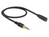 DeLOCK 85627 kabel audio 0,5 m 3.5mm Czarny