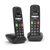 Gigaset E290 Duo Analóg telefon készülék Hívóazonosító Fekete