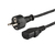 Savio CL-89 power cable Black 1.2 m IEC C13 IEC Type E (3.4 mm, 3.1 mm)