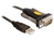DeLOCK 61856 Serien-Kabel Schwarz 1,5 m USB Typ-A DB-9